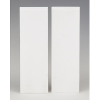 Plasele Corian White 125 x 40 x 12 mm (pereche)